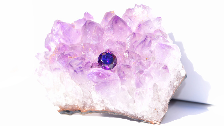 actual amethyst geode