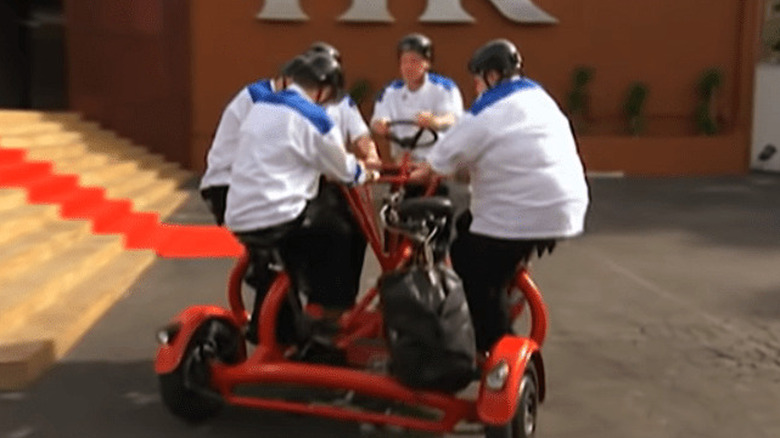 The Conference Bike punishment on Hell's Kitchen 