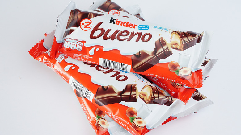 Kinder chocolate bars