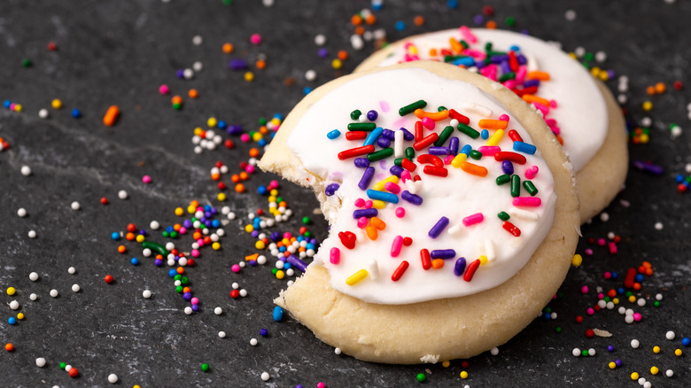 frosted cookies