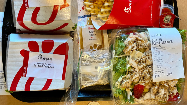 Chick-fil-A food items