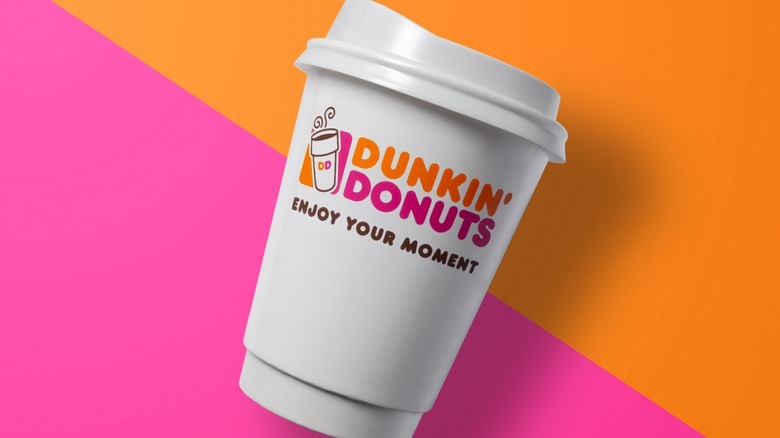Hot coffee from Dunkin
