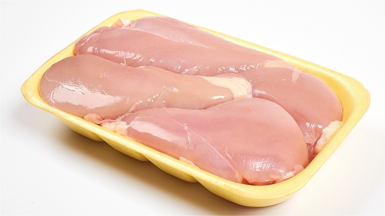 package of chicken breasts