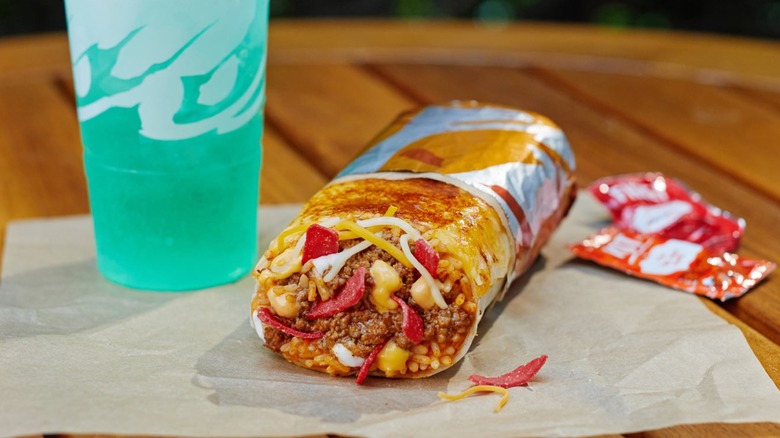 Taco Bell grilled cheese burrito