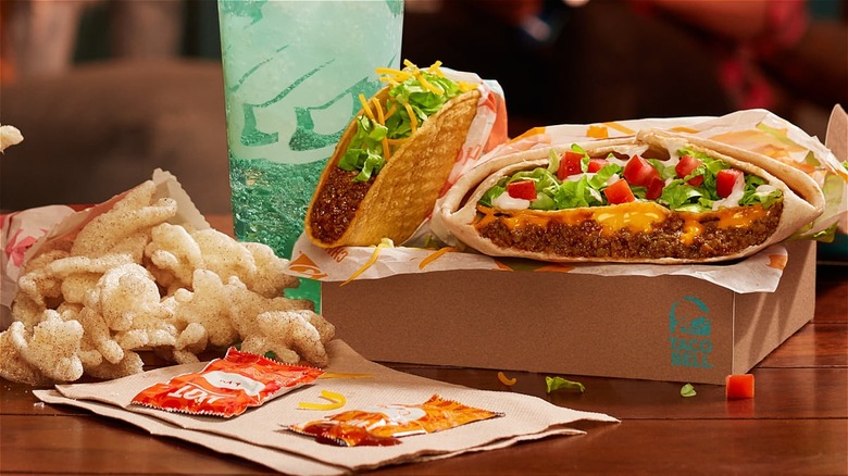 A meal from Taco Bell.
