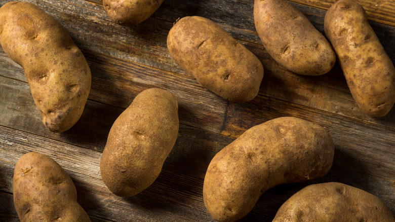 Russet potatoes