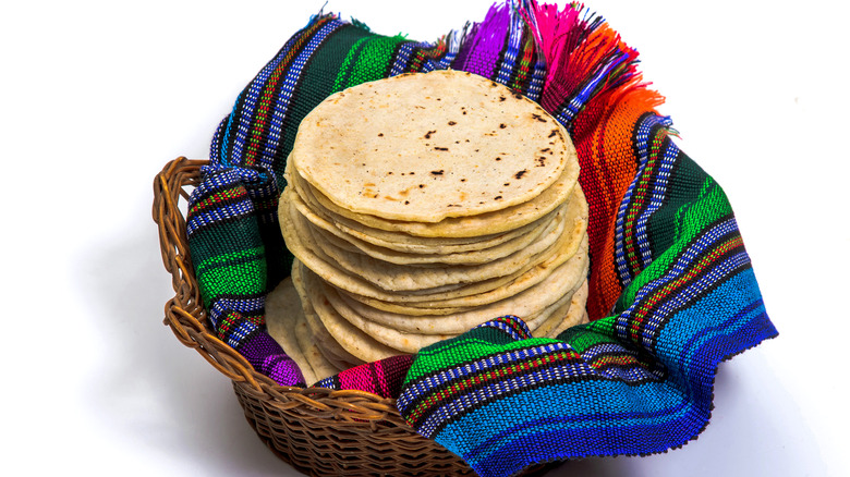 stack of tortillas