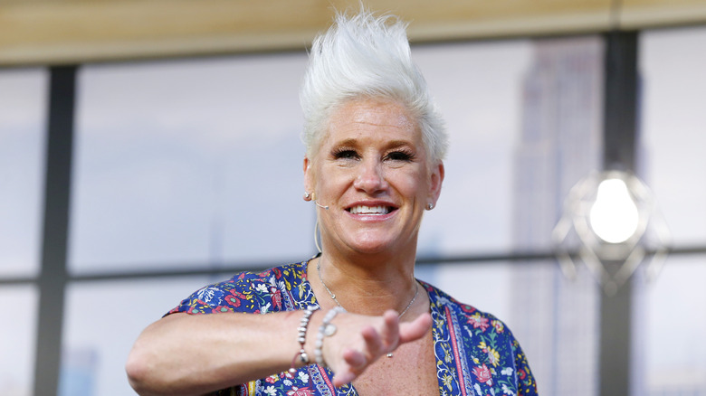 Anne Burrell onstage