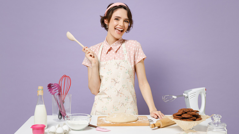 Woman in kitchen