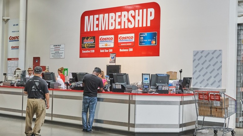 Costco membership counter