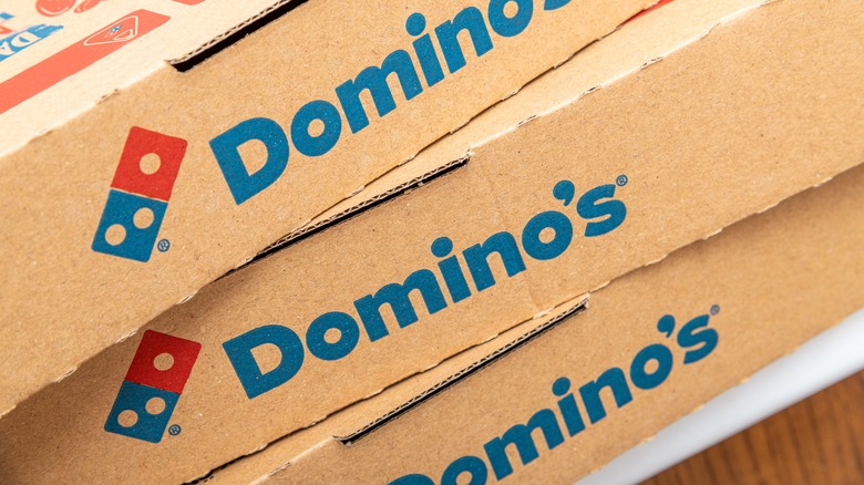 Domino's pizza boxes