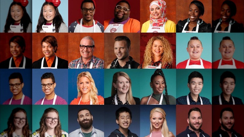 MasterChef contestants headshots in a grid