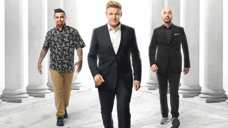 Aarón Sánchez, Gordon Ramsey, and Joe Bastianich