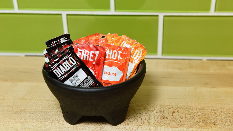Taco Bell sauce packets