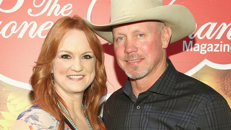 Ree Drummond and her husband Ladd smiling