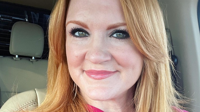 close up of ree drummond's face