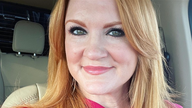 Ree Drummond smiling in car