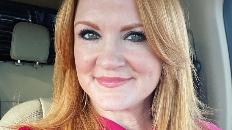 Ree Drummond smiling in car