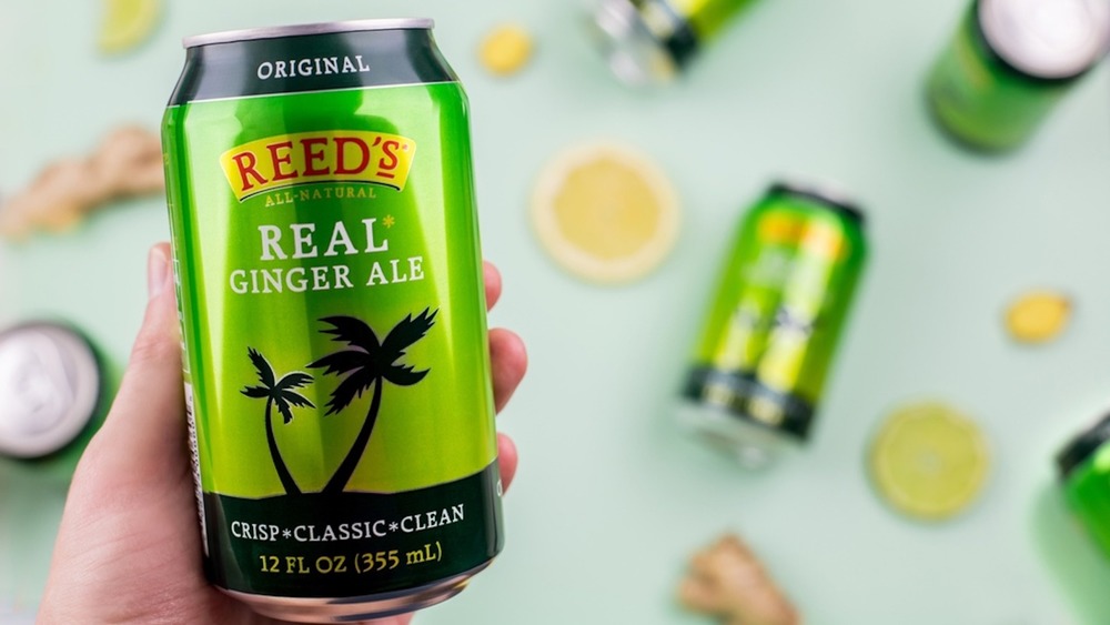 Line up of Reed's Ginger Ale