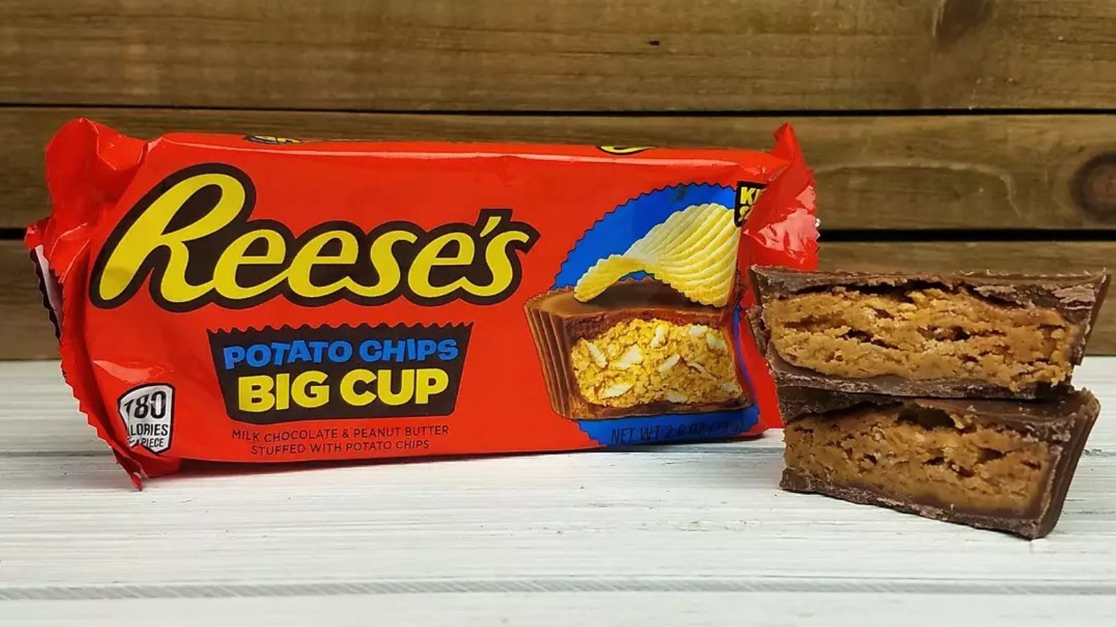 Reese's Potato Chip Stuffed Peanut Butter Cups Have Finally Arrived