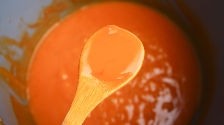 Thickened curd