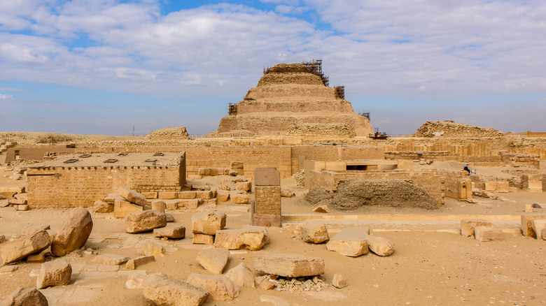 Saqqara Egyptian ruins