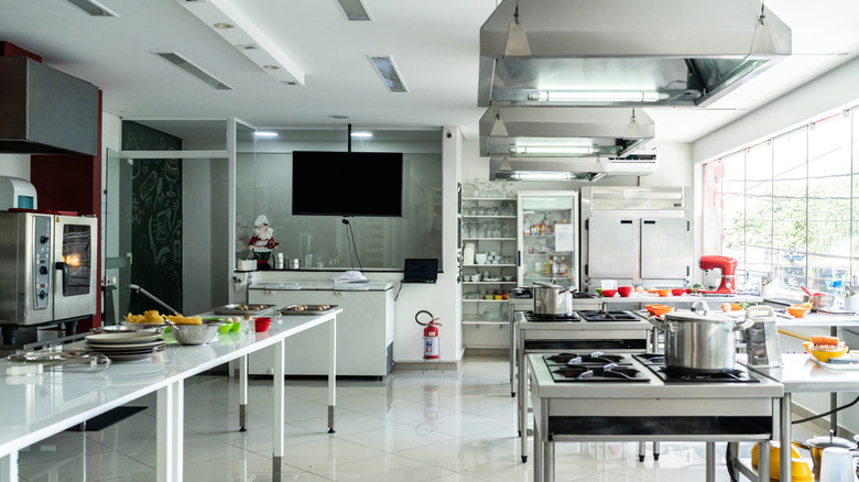 Modern industrial kitchen