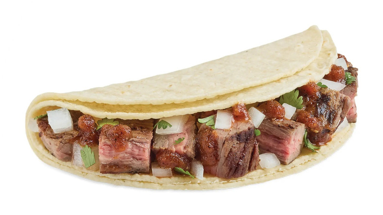 Baja Fresh steak taco