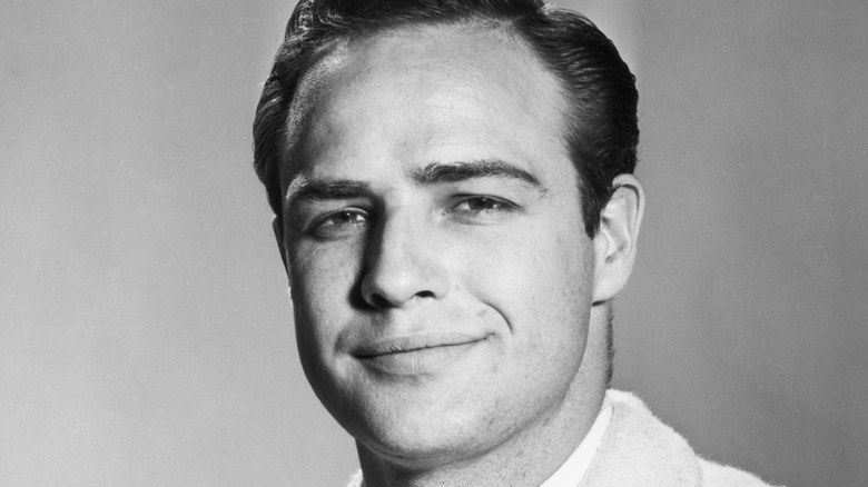 Marlon Brando smiling