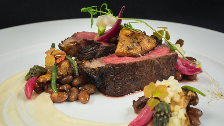 gourmet Native American meat and vegetable dish
