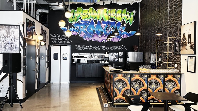 Interior of Urban Vegan Roots in Astoria, New York