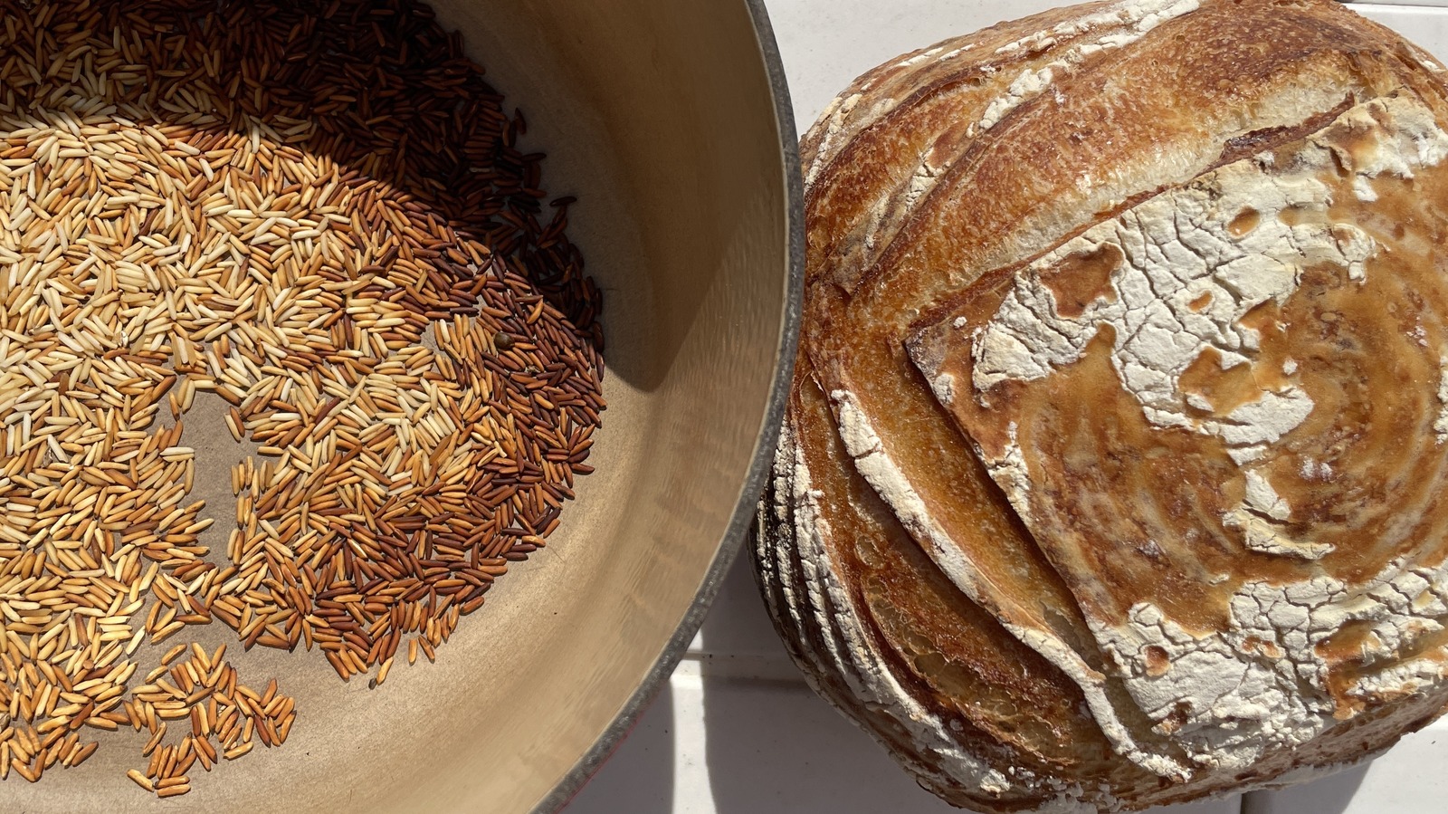 Rice Is Key To Baking Better Sourdough Bread In A Dutch Oven