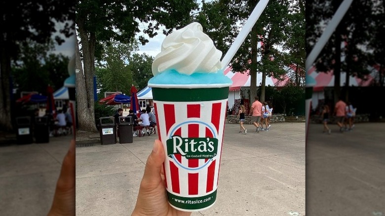   algodón de azúcar rita's Italian Ice