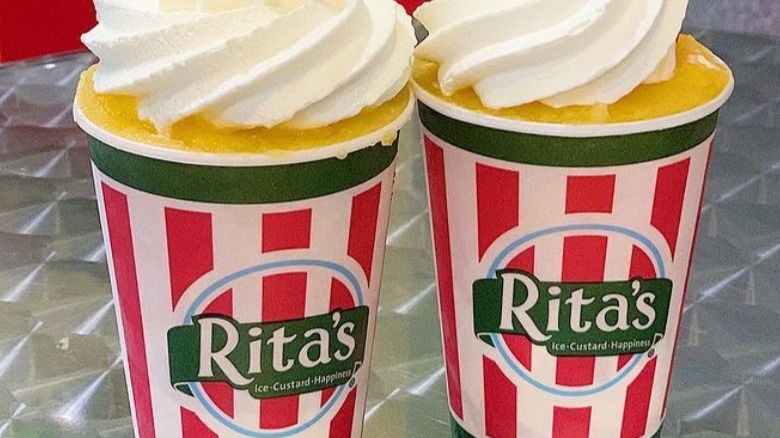   Mangojäätelö Rita's Italian Ice