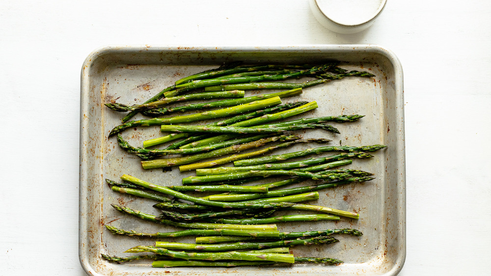Roasted asparagus