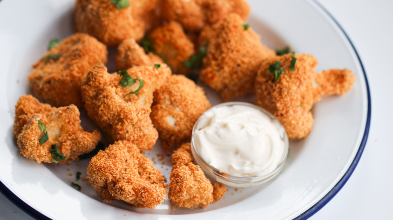 roasted breaded cauliflower