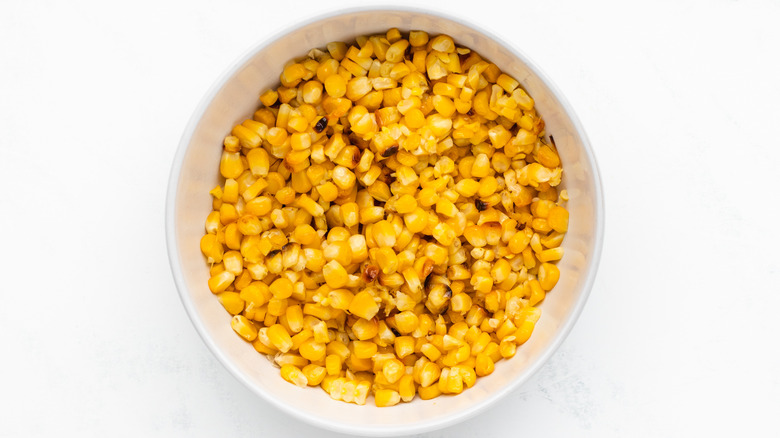 Corn in bowl