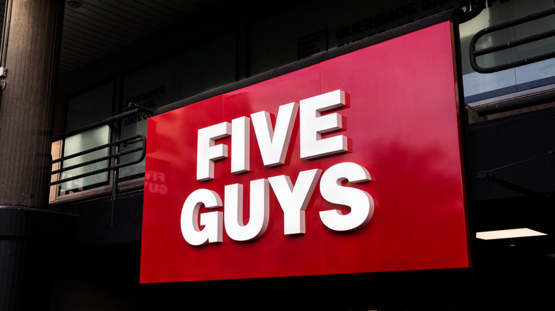 five guys store front
