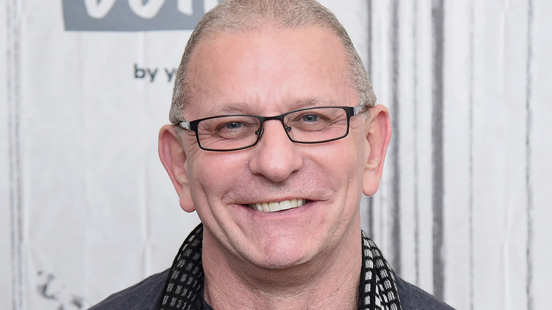 Robert Irvine close-up with scarf