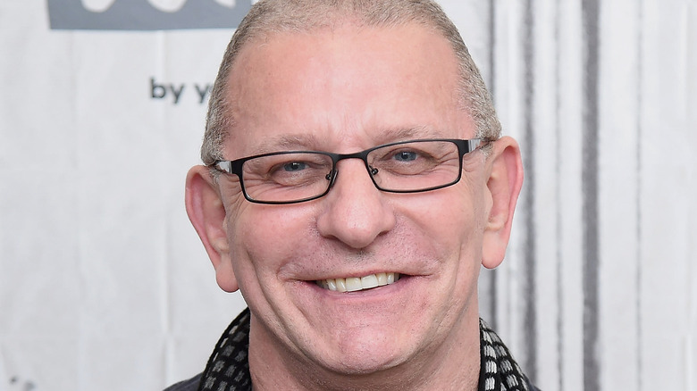 Robert Irvine wearing scarf