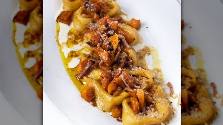 butternut squash with pasta noodles