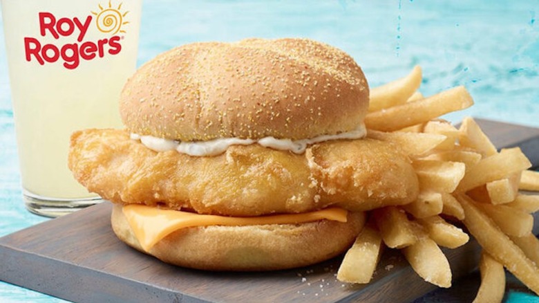 Roy Rogers cod sandwich