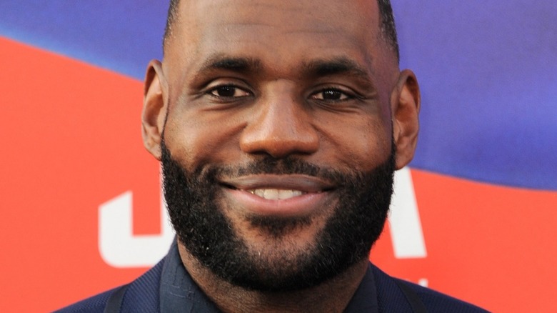 LeBron James smiling