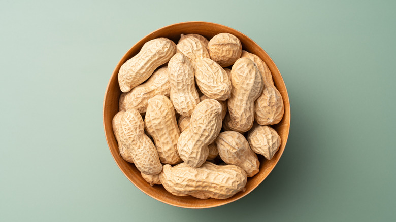 bowl of whole peanuts