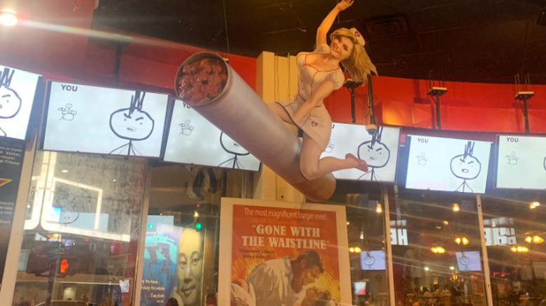 interior decor at the restaurant