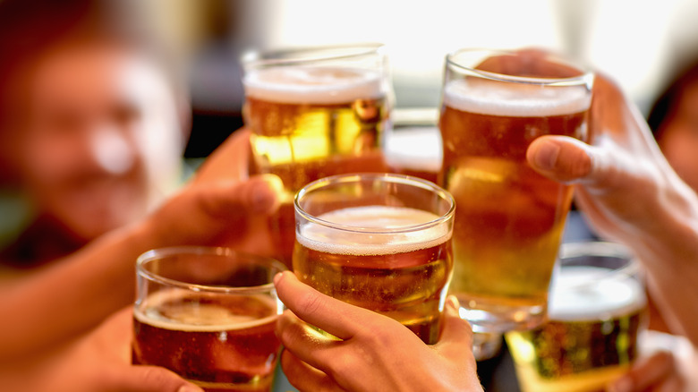 Beers at a toast