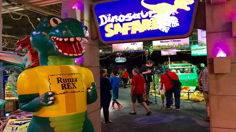 Runza Rex, the Runza restaurant mascot