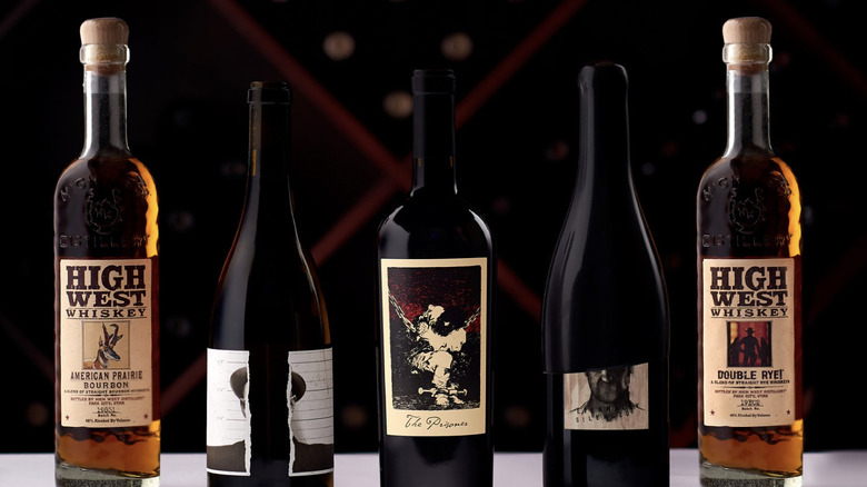 Wine selection at Ruth's Chris