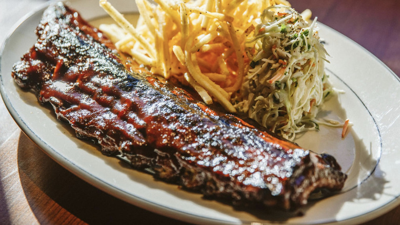 J. Alexander's baby back ribs