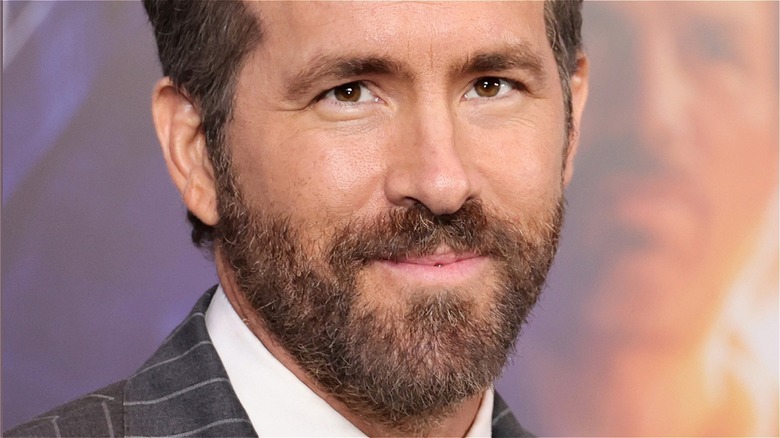 Ryan Reynolds wearing stripes